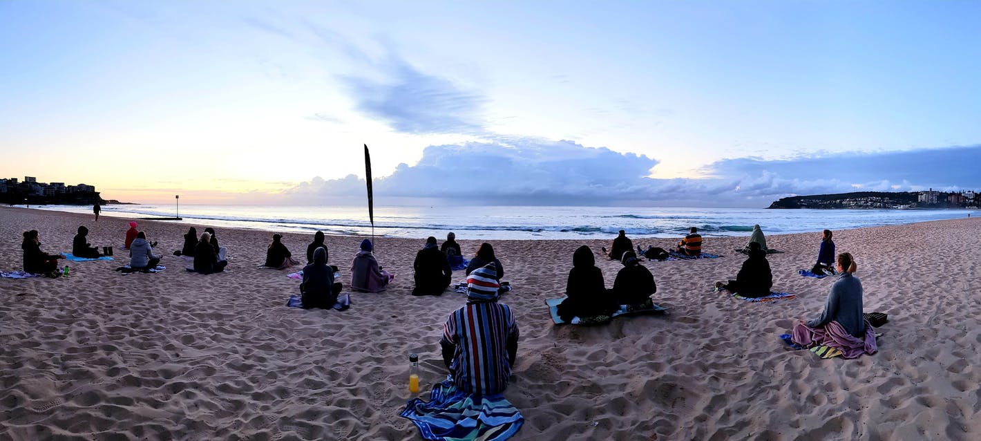 Making Meditation Mainstream Free Beach Meditation Session Mooloolaba